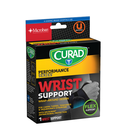 Performance Series Wrist Support, Universal, 1 count Left Angle