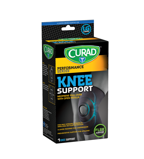 Performance Series Knee Support, Large, 1 count Left Angle