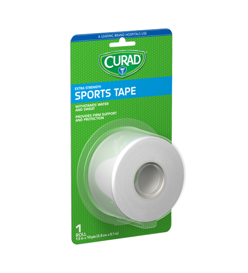 Sports Tape, 1.5″ x 10 yds, 1 count Left Angle