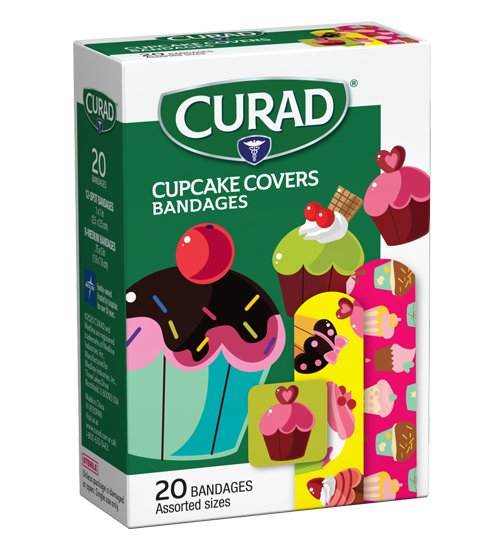Image of Cupcake Childrens Bandages Right Side View