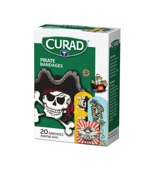 pirates childrens bandages left side view