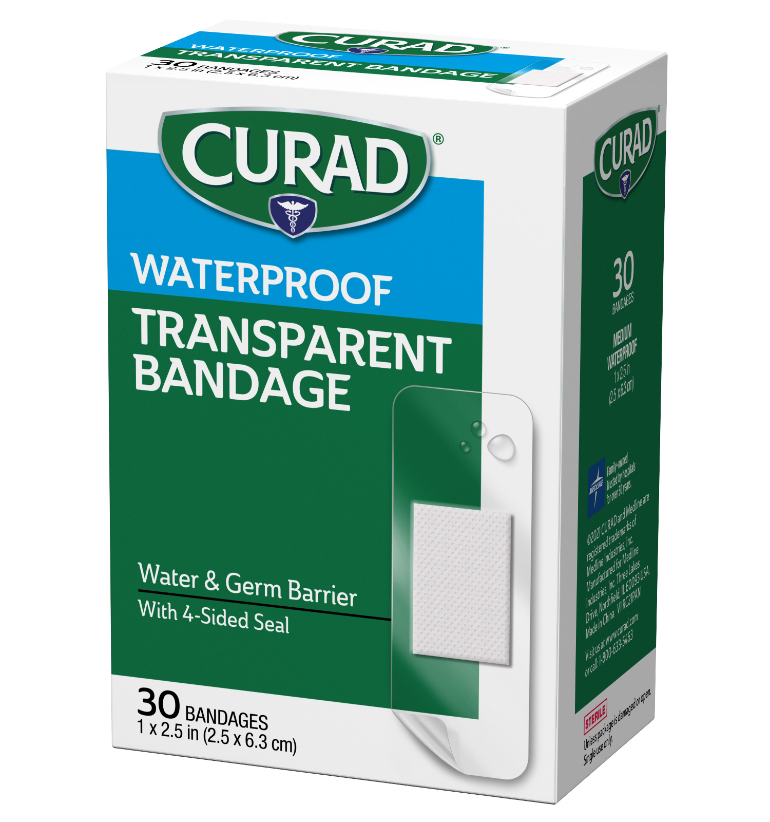 Curad Flex-Fabric Assorted Sizes Bandages, (30 Ct.)