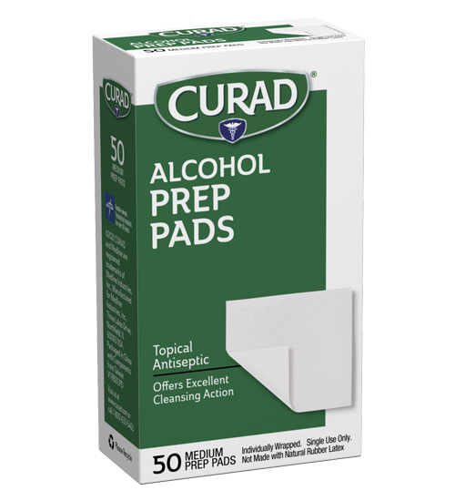Image of Alcohol Prep Pads right side view