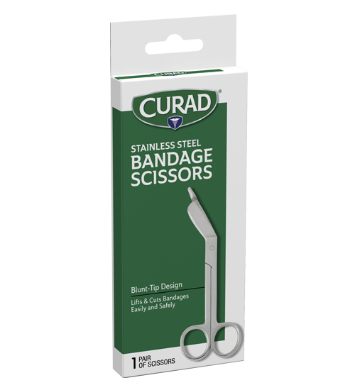 Image of Stainless Steel Bandage Scissors, One Size, 1 count