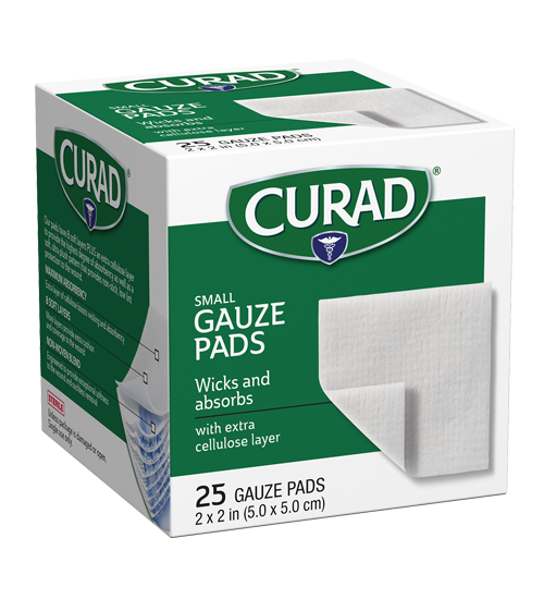 Image of small guaze pads 2x2 right side view