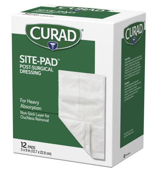 SitePad – Surgical Dressing 12 count left