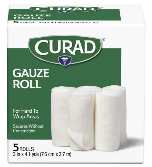 Gauze Roll, 5 rolls, 3 x 4.1, front side