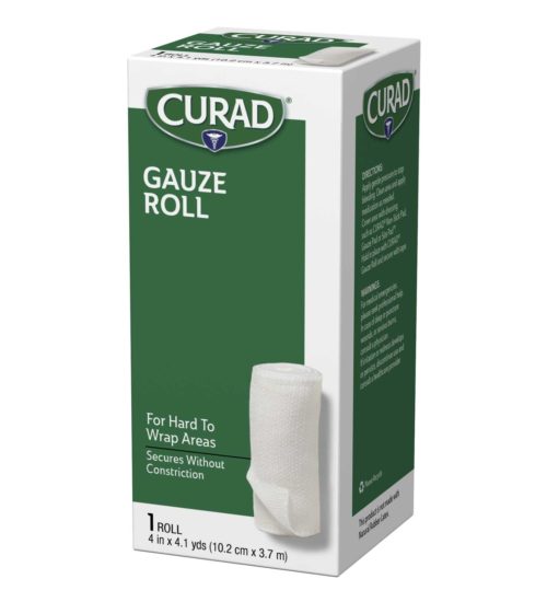 Stretch Rolled Gauze,1 count left side