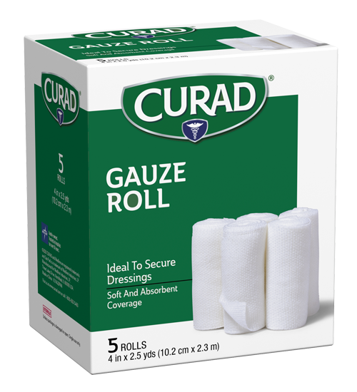 Image of Rolled Gauze, 4inch by 2.5 yds, 5 count