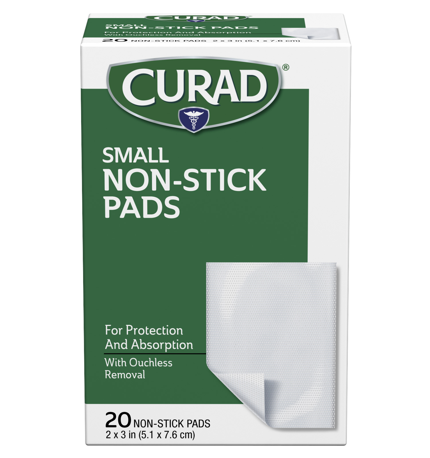 Small Non-Stick Pads, 2 x 3, 20 count