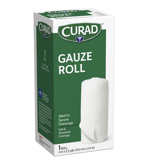 Image of Gauze Roll, 1 ct, 4 x 2.5, right side