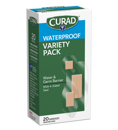 Image of waterproof variety pack 20 ct right side