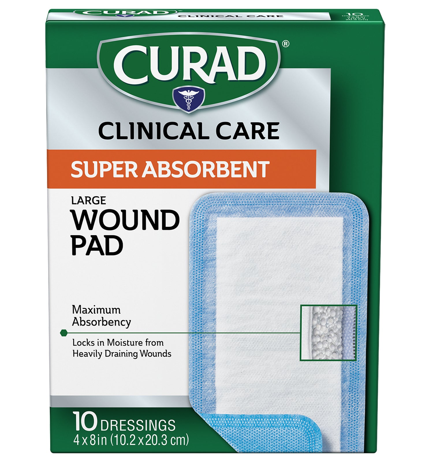 8 x 10 Wound Care Simpurity Highly Absorbent Polymer Pads Wound