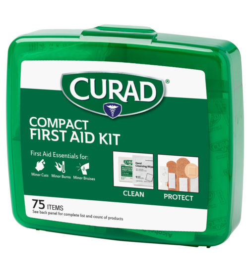 Compact First Aid Kit, 75 ct, left side view