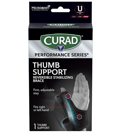 Image of CURAD Performance Series IRONMAN Thumb Support, Reversible, Universal, 1 count