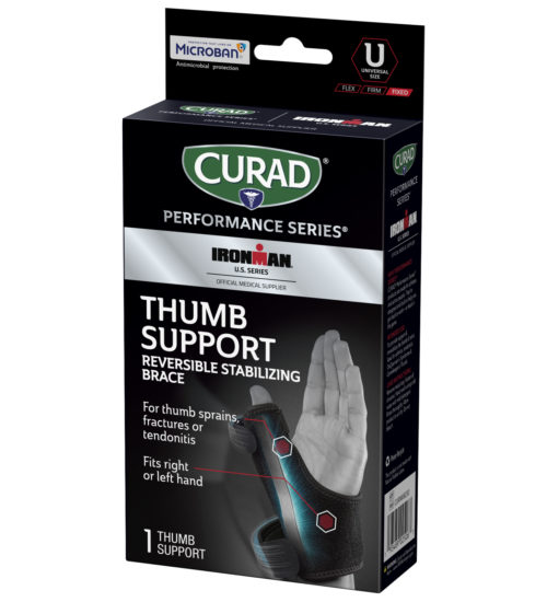 CURAD Performance Series IRONMAN Thumb Support, Reversible, Universal, 1 count view 4