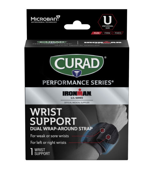 wrist support dual wrap-around strap, front side