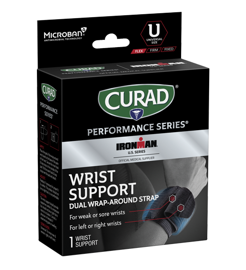 Image of wrist support dual wrap-around strap, right side