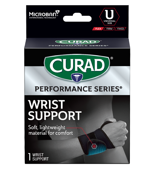 Image of CURAD Performance Series Wrist Support, Wrap-Around, Universal, 1 count