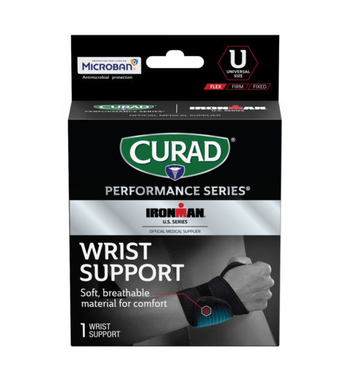 CURAD Performance Series IRONMAN Wrist Support, Wrap-Around, Universal, 1 count view 3