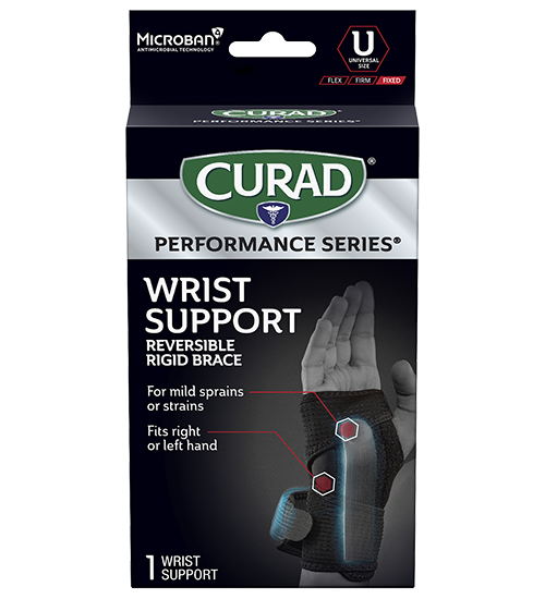 Image of CURAD Performance Series Wrist Support, Reversible, Universal, 1 count