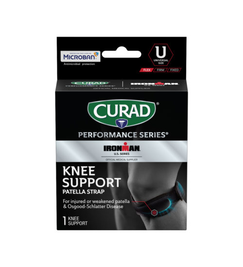 CURAD Performance Series IRONMAN Patella Strap Knee Support, Universal, 1 count view 3