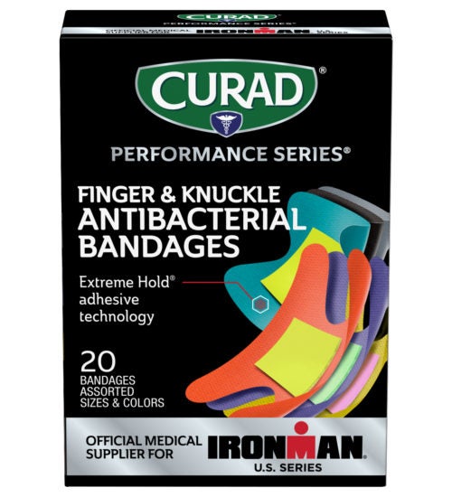 Curad Performance Series Extreme Hold Antibacterial Finger & Knuckle