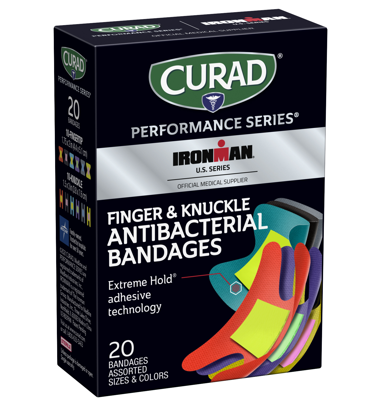 TOUGH-STRIPS® Finger Care Bandages, 15 count