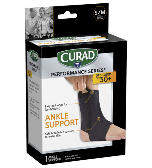 Performance Series Ankle Support with Finger Loops Right