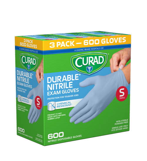 Durable Nitrile Exam Gloves Small 600 CT