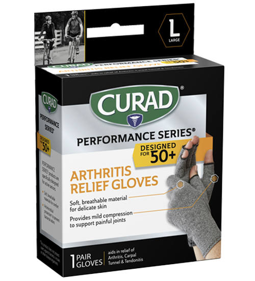 Image of Left of Arthritis Gloves Large Package Thumbnail