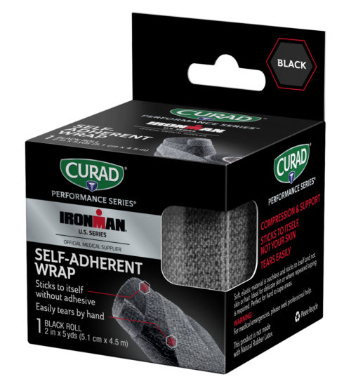 CURAD Performance Series IRONMAN Self-Adherent Wrap, Black, 2″ x 5 yds view 4
