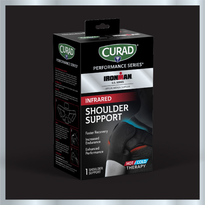 CURAD Performance Series IRONMAN Infrared Shoulder Support, Hot/Cold, Universal, 1 count Amazon