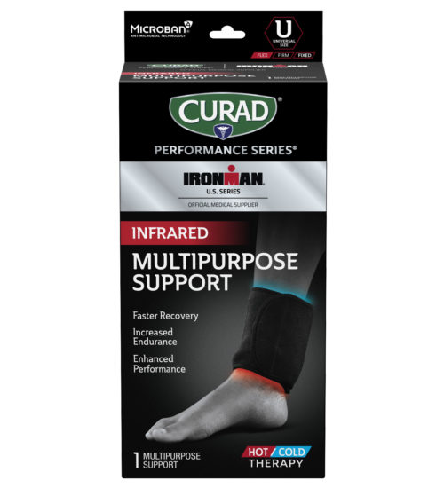CURAD Performance Series IRONMAN Infrared Multipurpose Support, Hot/Cold, Universal, 1 count front angle