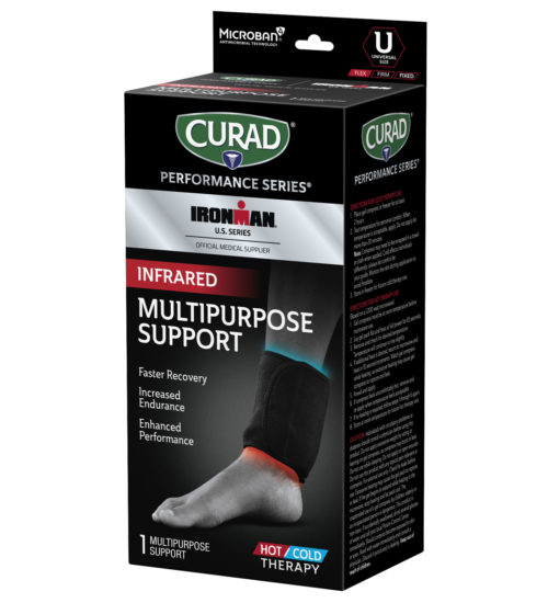 CURAD Performance Series IRONMAN Infrared Multipurpose Support, Hot/Cold, Universal, 1 count left angle