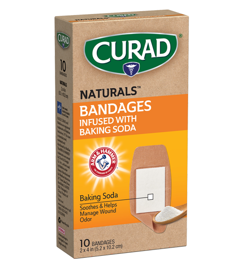 Image of Natural Bandages with Baking Soda 10 count