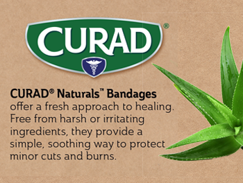 Image representing CURAD Introduces “Naturals” Adhesive Bandage Line