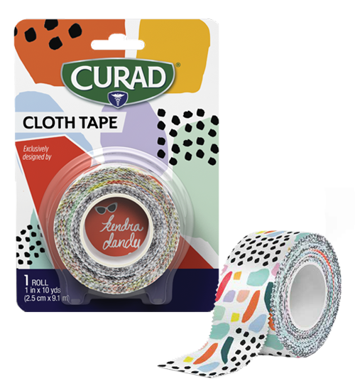 Image of CURAD  Cloth Tape, Kendra Dandy, 1″ x 10 yds, 1 Count