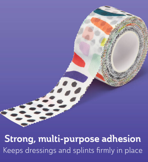 CURAD® Cloth Tape, Kendra Dandy, Strong multi-purpose adhesion keeps dressings and splints firmly in place