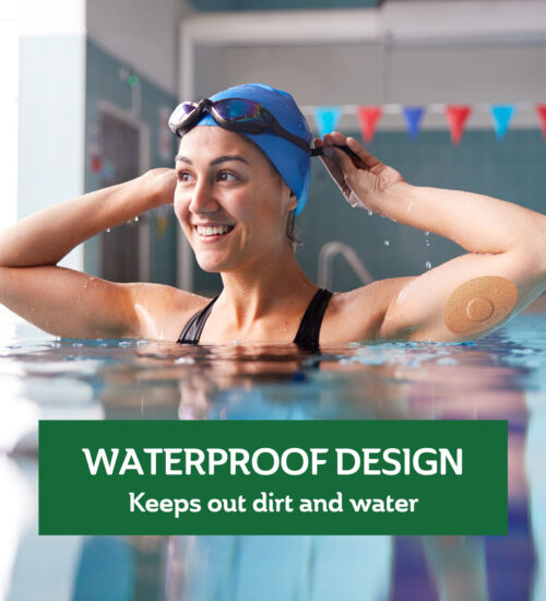 Waterproof design keeps our dirt and water