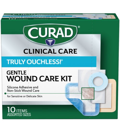 CURAD® Truly Ouchless!® Gentle Wound Care Kit front side