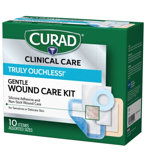 CURAD® Truly Ouchless!® Gentle Wound Care Kit left side